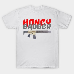 Honey Badger By Q T-Shirt